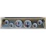 66 67 Nova Silver Dash Carrier w/ Auto Meter NV Gauges