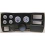 73-83 GM Truck Black Dash Carrier w/Auto Meter C2 Gauges