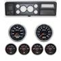 73-79 Ford Truck Black Dash Carrier w/ Auto Meter 3-3/8" Cobalt Gauges