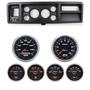 73-79 Ford Truck Black Dash Carrier w/ Auto Meter 3-3/8" Cobalt Gauges
