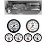 68 Chevelle Silver Dash Carrier w/ Auto Meter 3-3/8" Phantom II Gauges