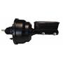 BLACK 7" Dual Diaphragm Booster Wilwood Tandum Aluminum Master 1" Black