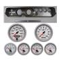 65 Chevelle Silver Dash Carrier w/ Auto Meter 3-3/8" Ultra-Lite II Gauges