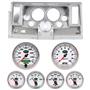 69-76 Nova Silver Dash Carrier w/Auto Meter NV 5" Gauges