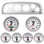 60-63 Chevy Truck Silver Dash Carrier w/Auto Meter NV Gauges