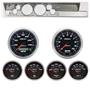 67-69 Barracuda Silver Dash Carrier w/ Auto Meter 5" Cobalt Gauges