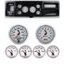 73-79 Ford Truck Carbon Dash Carrier w/ Auto Meter 3-3/8" C2 Gauges