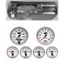 68 Chevelle Silver Dash Carrier w/ Auto Meter 3-3/8" NV Gauges