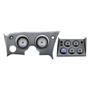 1968-77 Chevy Corvette VHX System, Satin Alloy Style Face, Blue Dis