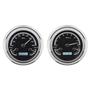 Dakota Digital 47-53 Chevy Truck Analog Gauges Black Alloy White VHX-47C-PU-K-W
