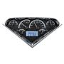 Dakota Digital 55-59 Chevy Pickup Analog Gauges Black Alloy White VHX-55C-PU-K-W