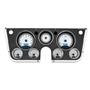 Dakota Digital 67 - 72 Chevy Pickup Truck Analog Dash Gauge & Clock Silver Alloy Blue VHX-67C-PA-S-B