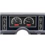 Dakota Digital 1984-87 Buick Regal Analog Gauges Black Alloy Red VHX-84B-REG-K-R