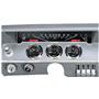 Dakota Digital 61-62 Chevy Impala Analog Gauges Black Alloy Red VHX-61C-IMP-K-R