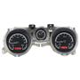 Dakota Digital 71-73 Ford Mustang Analog Dash Gauges Black Alloy Red VHX-71F-MUS-K-R