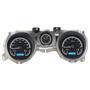 Dakota Digital 71-73 Ford Mustang Analog Gauges Black Alloy Blue VHX-71F-MUS-K-B