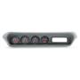 1964-67 Pontiac GTO VHX System, Carbon Fiber Style Face, Red Display