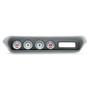 Dakota Digital 64-67 Pontiac GTO Analog Gauges Silver Alloy Red VHX-64P-GTO-S-R