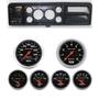 73-79 Ford Truck Carbon Dash Carrier w/ Auto Meter Sport Comp Electric Gauges