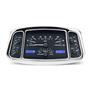 Dakota Digital 1933-34 Ford Car Analog Gauges Black Alloy Blue VHX-33F-K-B