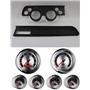 67-68 Cougar w/AC Black Dash Carrier w/ Auto Meter American Muscle Gauges