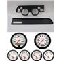 67-68 Cougar w/AC Carbon Dash Carrier w/ Auto Meter Phantom Electric Gauges