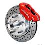 Wilwood Mustang II  Front Disc Brake 11" Drilled Rotor Red Caliper