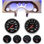 90-92 Camaro Silver Dash Carrier w/Auto Meter Sport Comp Electric Gauges