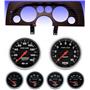 90-92 Camaro Black Dash Carrier w/Auto Meter Sport Comp Electric Gauges