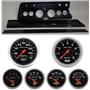 66 Chevelle Carbon Dash Carrier w/Auto Meter Sport Comp Electric Gauges