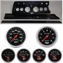 67 Chevelle Carbon Dash Carrier w/Auto Meter Sport Comp Electric Gauges