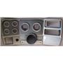 84-87 Chevy Truck Silver Dash Carrier w/Auto Meter Ultra Lite Electric Gauges