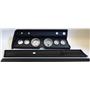 67 Chevelle Black Dash Carrier w/Auto Meter Ultra Lite Electric Gauges