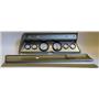 67 Chevelle Silver Dash Carrier w/Auto Meter Phantom Electric Gauges
