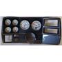73-83 GM Truck Carbon Dash Carrier w/Auto Meter Phantom Electric 5" Gauges