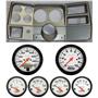 84-87 Chevy Truck Silver Dash Carrier w/Auto Meter Phantom Electric 5" Gauges