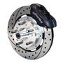 Wilwood Mopar B & E Body Front Disc Big Brake Kit 12" Drilled Rotor Black
