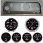 64 Chevy Truck Silver Dash Carrier w/Auto Meter Sport Comp Electric Gauges