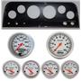 64 Chevy Truck Carbon Dash Carrier w/Auto Meter Ultra Lite Electric Gauges