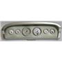 61-66 Ford Truck Silver Dash Carrier w/ Auto Meter Ultra Lite II Gauges