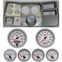 84-87 Chevy Truck Silver Dash Carrier w/ Auto Meter Ultra Lite II 5" Gauges