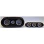 65 Nova Black Dash Carrier w/ Auto Meter with Ultra Lite II Gauges