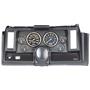 69 Camaro Black Dash Carrier w/Auto Meter Carbon 5" Gauges