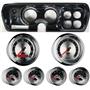 71-74 Mopar B Body Carbon Dash Carrier w/ Auto American Muscle Gauges