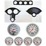 55-56 Bel Air Carbon Dash Carrier w/Auto Meter Ultra Lite Electric Gauges