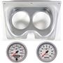67 68 F Body Silver Dash Carrier w/Auto Meter 5" Ultra Lite II Gauges