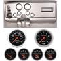 69 Pontiac Firebird Silver Dash Carrier w/ Auto Meter Sport Comp Electric Gauges
