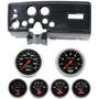 69 Pontiac Firebird Carbon Dash Carrier w/ Auto Meter Sport Comp Electric Gauges