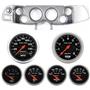 70-78 Camaro Silver Dash Carrier w/Auto Meter Sport Comp Electric Gauges