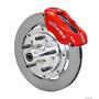 Wilwood 59-64 Impala Front Disc Brake Kit 11.75" Plain Rotor Red Caliper